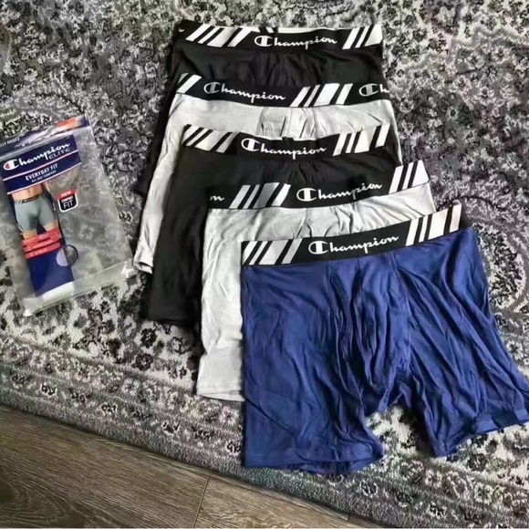 Champion Elite Men's Boxer Briefs 5 pack Everyday Fit New - Picture 1 of 9